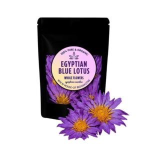 Premium Egyptian Blue Lotus Flowers Nymphaea caerulea for meditation tea and sacred ceremonies