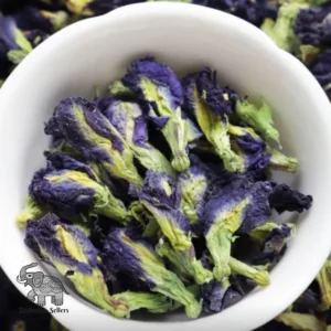 Organic Blue Butterfly Pea Flower Clitoria ternatea for color-changing tea and cognitive wellness