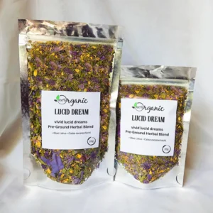 Premium Lucid Dreams Tea bags from Sri Lanka for natural sleep enhancement and dream clarity